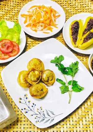 Hình của món Há cảo Nhật Bản - Gyoza.