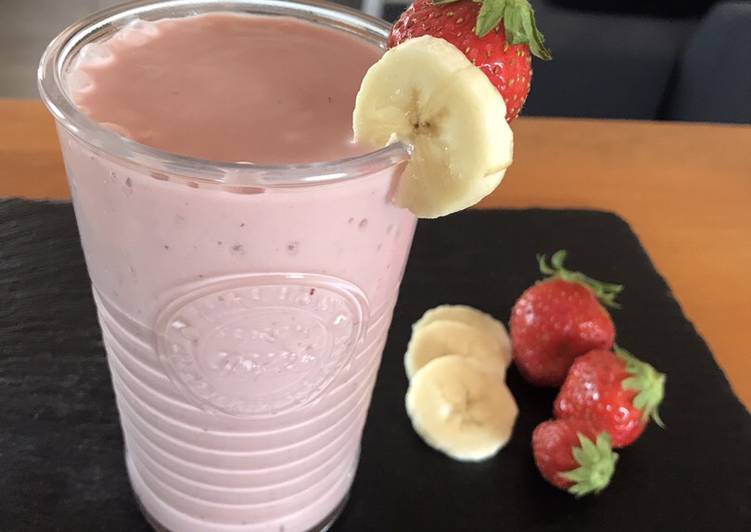 Comment Cuisiner Smoothie 🍓 +🍌
