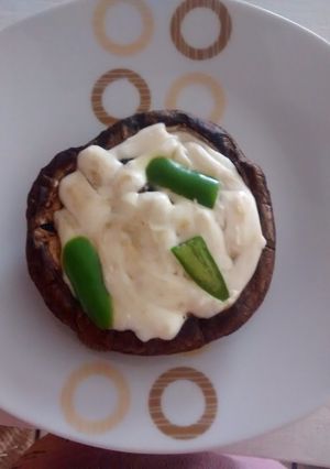 Una foto de Hongos con queso
