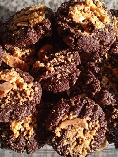 Foto resep Almond chocolate cookies #keto