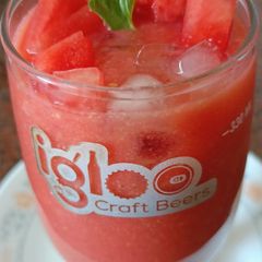 A picture of Watermelon & Guava Aqua Fresca🍷🍉🍏.