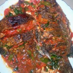 A picture of Fish stew #authormarathon#.