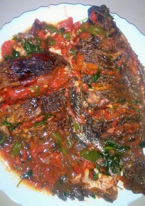 A picture of Fish stew #authormarathon#.