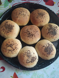 Una foto de Pan para hamburguesa 🌱