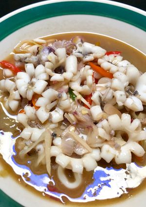 Foto resep Tumis cumi bunga