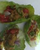Cabbage chicken platter