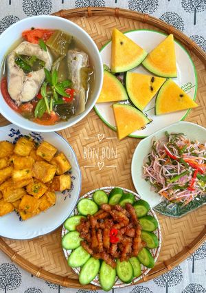Hình của món Mâm Cơm Ngày Mưa Bão.