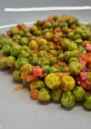 Foto principal de Guisantes con jamón serrano