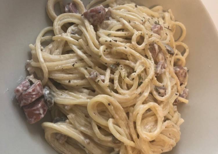 Spaguetis carbonara