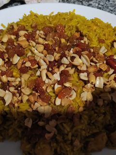 صورة لوصفة رز كبسه بقطع الفراخ