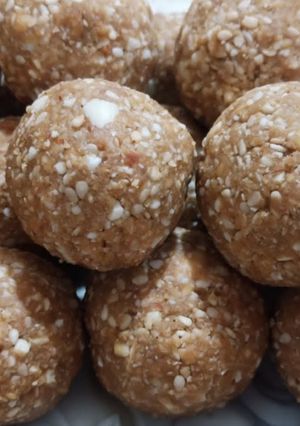 A picture of Sankarnti Special Til & Peanut Laddu recipe.