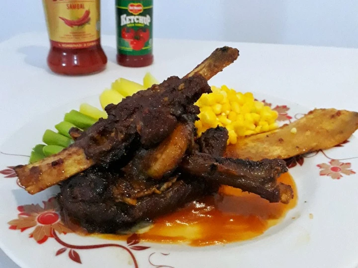 Langkah Mudah untuk Membuat Resep Iga panggang teflon Anti Ribet, Enak