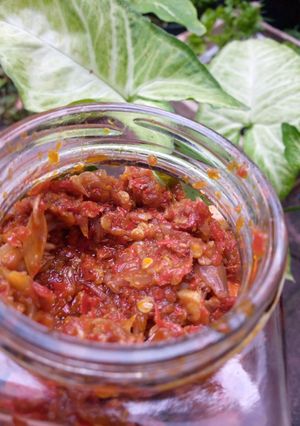 Foto resep Sambal teri medan
