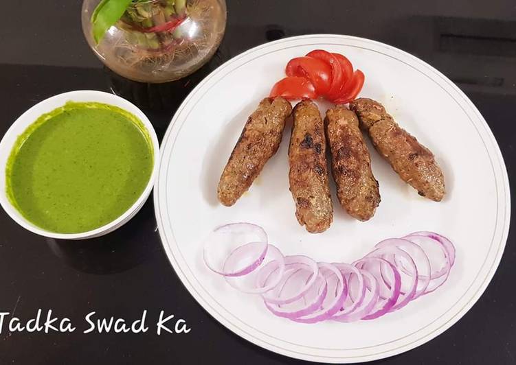 Mutton seekh kebabs