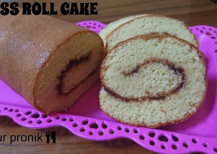 Swiss roll cake