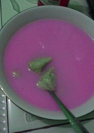 Foto resep Es Takessi (tape ketan susu sirop)