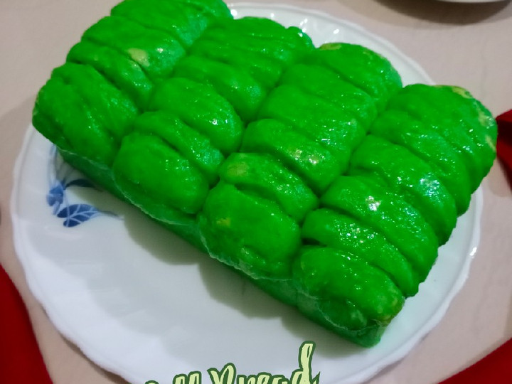  Bagaimana cara bikin Wall Roll Bread Pandan Kukus yang sedap