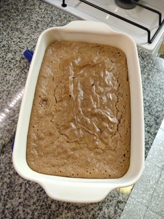 Una foto de Brownie sin manteca