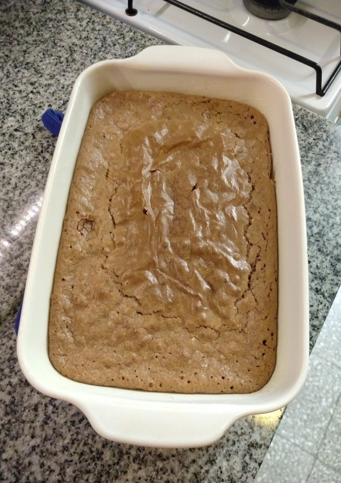 Una foto de Brownie sin manteca