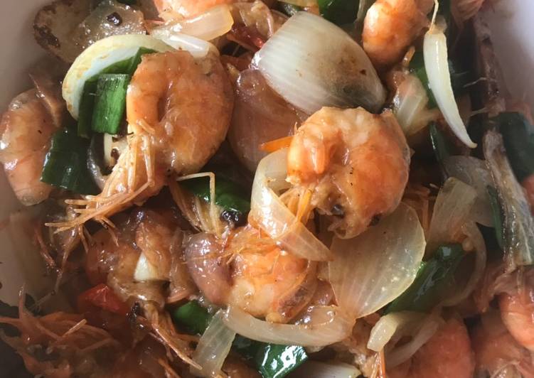 Resep Udang saus tiram Jadi, Bisa Manjain Lidah