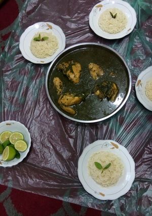 صورة لوصفة ملوخيه وارز