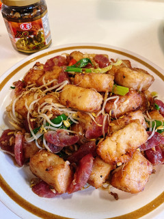 XO醬炒蘿蔔糕(步步高升年菜) 的食譜成品照片