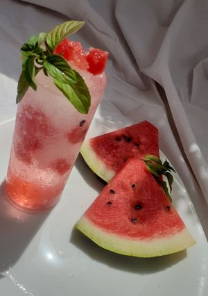 Une photo de Boisson pastèque dégradé 🍉🍹