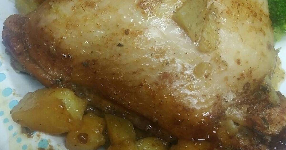 Chicken with Sweet Potato Recipe by skunkmonkey101