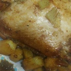 A picture of Chicken with Sweet Potato.