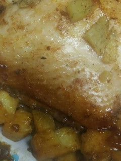 A picture of Chicken with Sweet Potato.