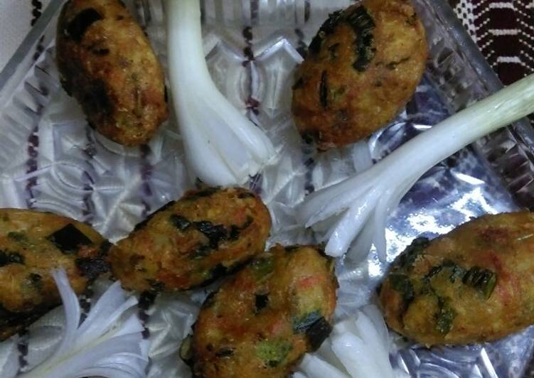 Easiest Way to Make Quick Sweet potato and spring onion kebabs