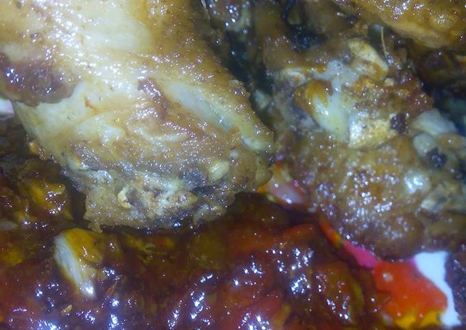 Steps to Prepare Favorite Fried chicken with sweet and spicy dip