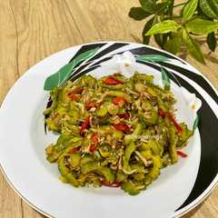 Tumis Pare dan Teri Nasi রেসিপির প্রধান ছবি