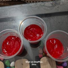 A picture of Watermelon Jelly Pudding.