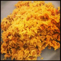A picture of Indian fried rice.