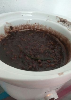 Foto resep Bubur ketan hitam kc ijo ala slowcooker