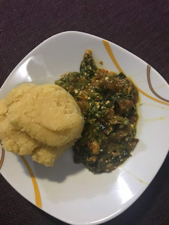 A picture of Okro Soup.