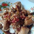 Tahu gejrot seadanya