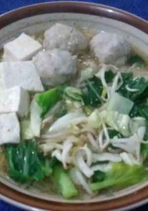 Foto resep Bihun Kuah Soto Bakso