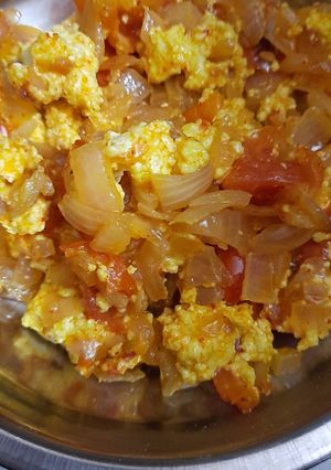 A picture of Paneer bhurji.