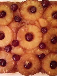 A picture of Baltazar Pineapple Upside Down Cake.