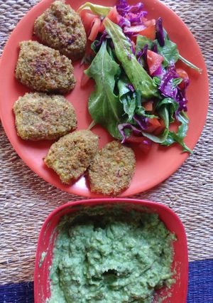 Una foto de Croquetas de quinoa y zanahoria, súper crocantes! ❤