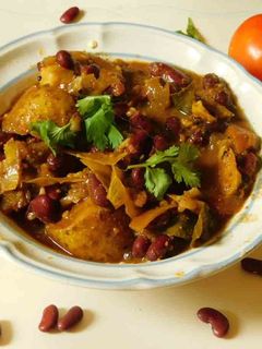 சிகப்பு கிட்னி பீன்ஸ் (red kidney beans) கூட்டு செய்முறை முக்கிய புகைப்படம்