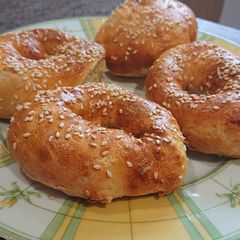 A picture of Air fryer Bagels.