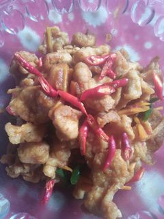 Foto resep Chicken pop corn saos merah