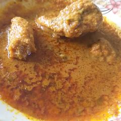 Chicken badami qorma A picture of Chicken badami qorma.