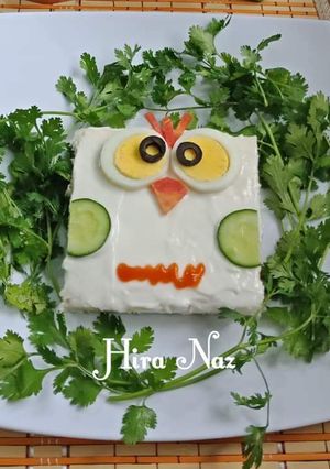 A picture of #OWL_Egg_Sandwich!! #RamadanKiTayari.