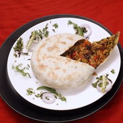 A picture of Parda soya biryani.