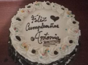 Una foto de Torta chocolate menta