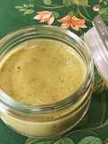 Sauce salade au pesto de fanes de radis